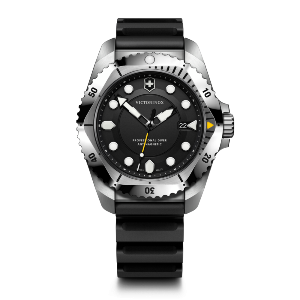 RELÓGIO DIVE PRO SS BLACK DIAL