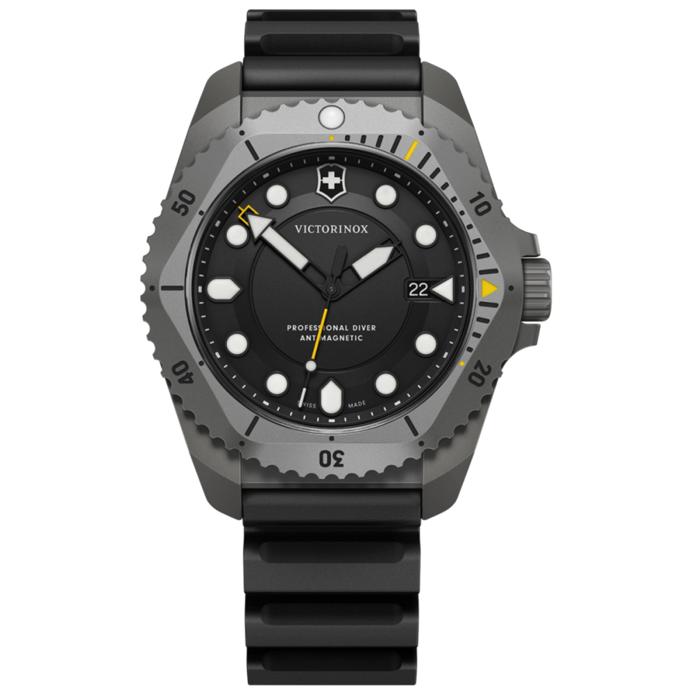 RELÓGIO DIVE PRO TITANIUM BLACK DIAL & PARACORD