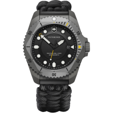 RELÓGIO DIVE PRO TITANIUM BLACK DIAL & PARACORD