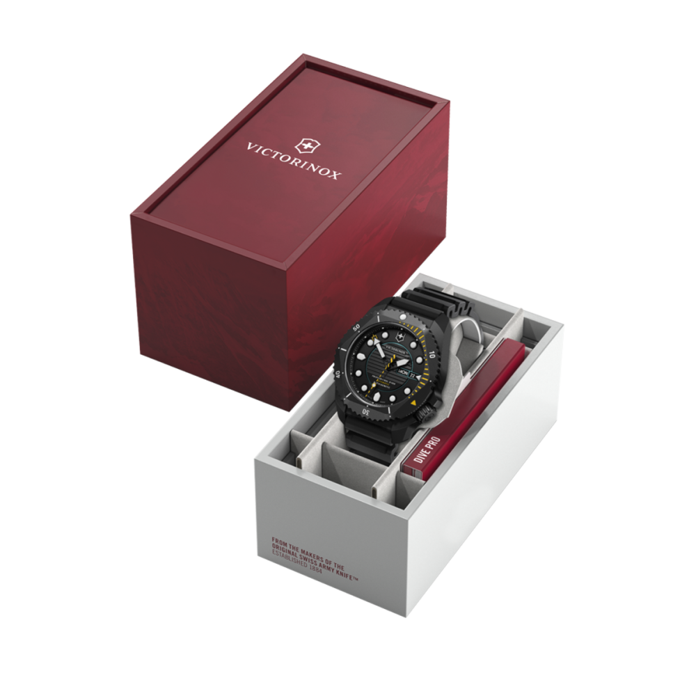 RELÓGIO DIVE PRO AUTOMATIC TITANIUM, BLACK RUBBE