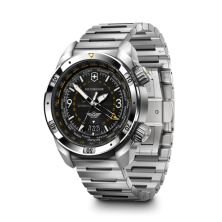 RELÓGIO AIR PRO AUTOMATIC BLACK DIAL SILVER BRAZ