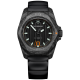 RELÓGIO INOX GENT AUTO CARBON, BLACK DIAL&RUBBE