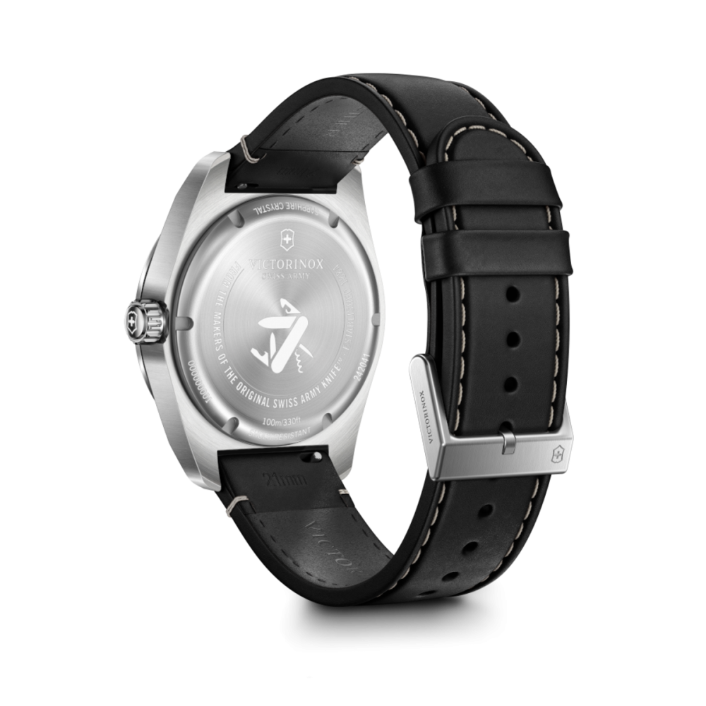 RELÓGIO SWISS ARMY SS BLACK DIAL, BLACK STRAP