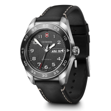 RELÓGIO SWISS ARMY SS BLACK DIAL, BLACK STRAP