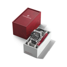 RELÓGIO SWISS ARMY SS BLACK DIAL, BLACK STRAP