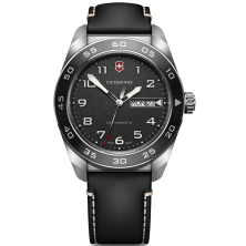 RELÓGIO SWISS ARMY SS BLACK DIAL, BLACK STRAP