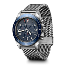 RELÓGIO SWISS ARMY CHRONO SS, BLUE DIAL, MESH