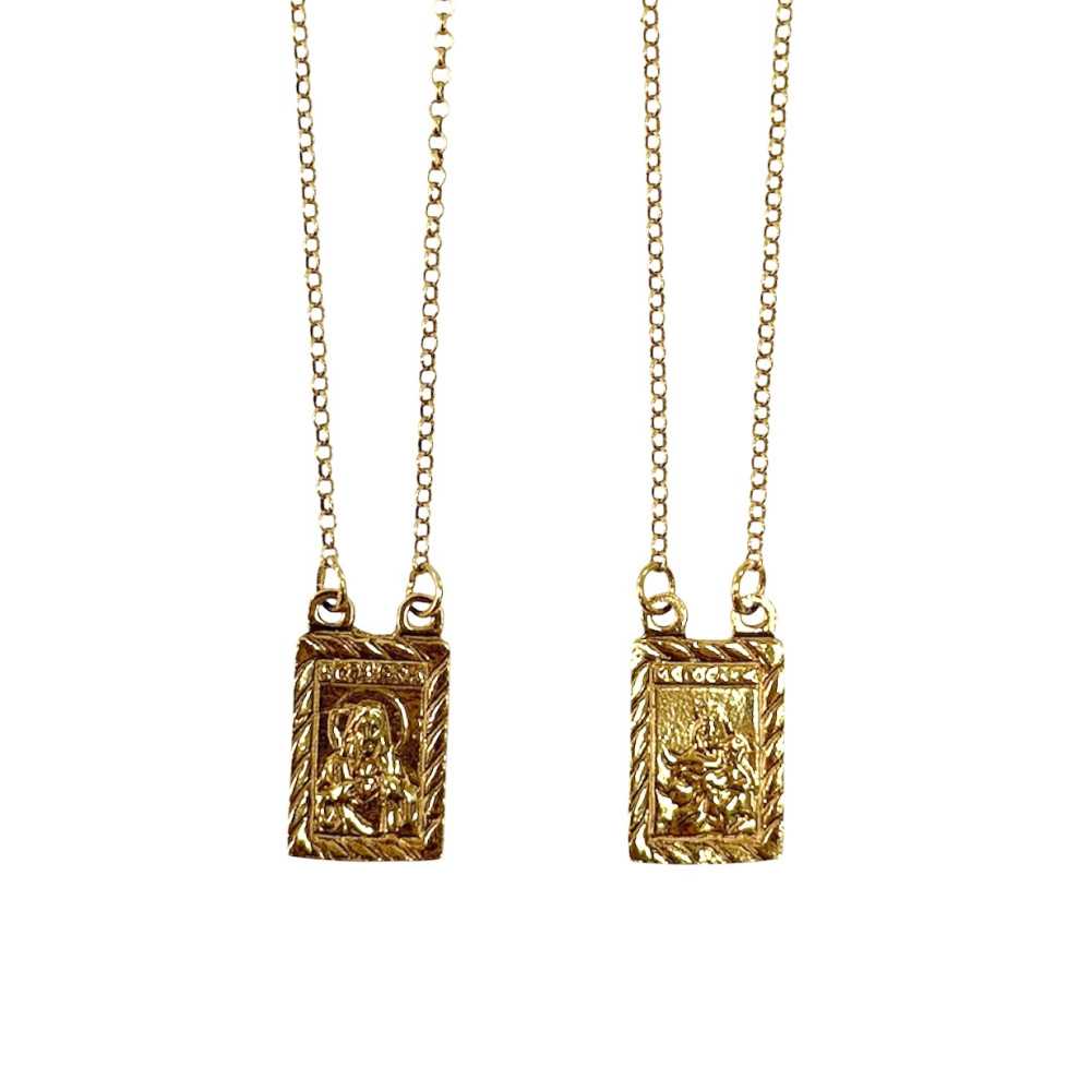 Fio Escapulário Dourado