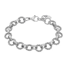 Pulseira Lotus Style Corrente Prateada
