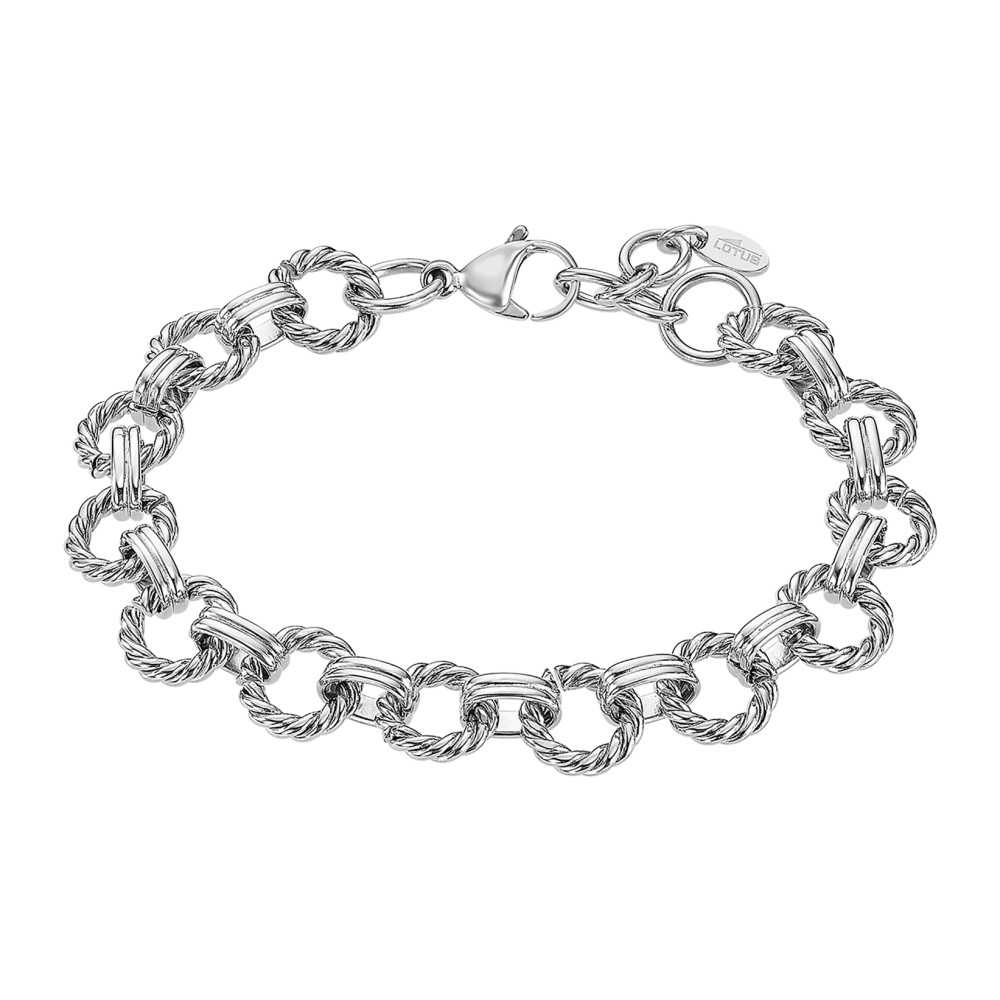 Pulseira Lotus Style Corrente Prateada