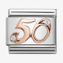 Link Nomination "50" Rose Gold