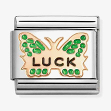 Link Nomination Borboleta Verde LUCK