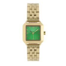 Relógio Mulher Coral Wave Verde/Dourado