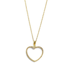 Colar CO88 Coração Dourado