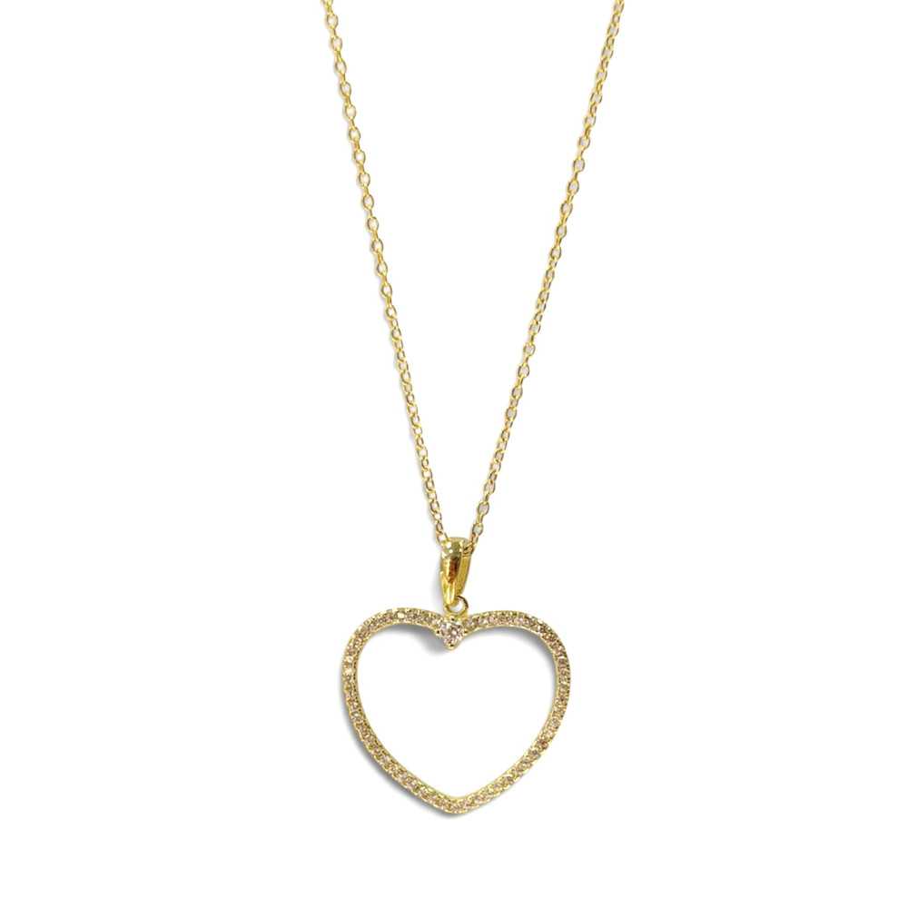 Colar CO88 Coração Dourado
