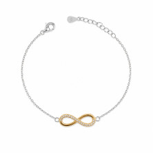 Pulseira CO88 Bicolor Infinito