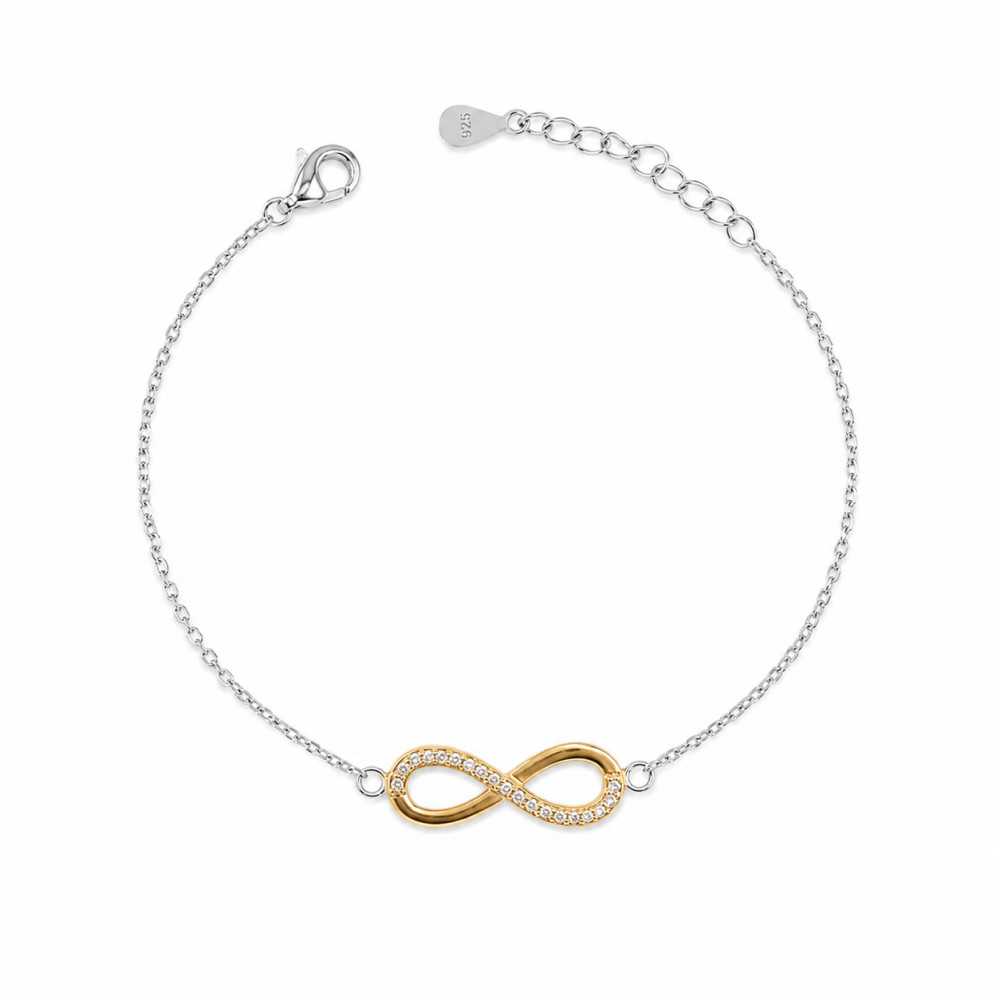 Pulseira CO88 Bicolor Infinito