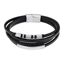 Pulseira Lotus Style Men In Black LS2383-2/1 de aço inoxidável, homem