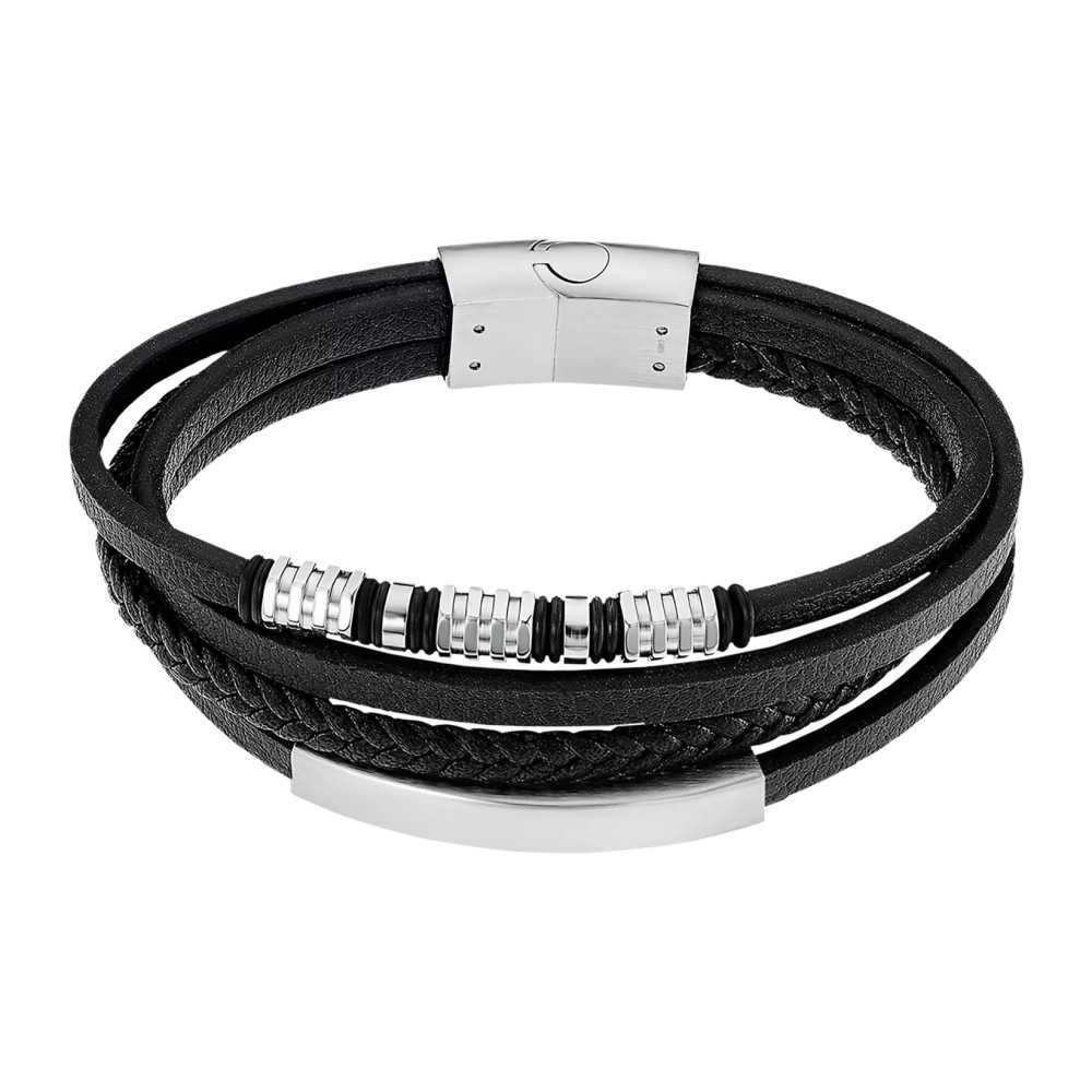 Pulseira Lotus Style Men In Black LS2383-2/1 de aço inoxidável, homem