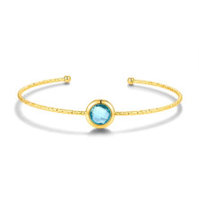 Pulseira Pedra Redonda Azul CO88
