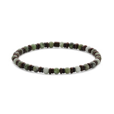 Pulseira FRANK1967 Pedras Naturais Verdes