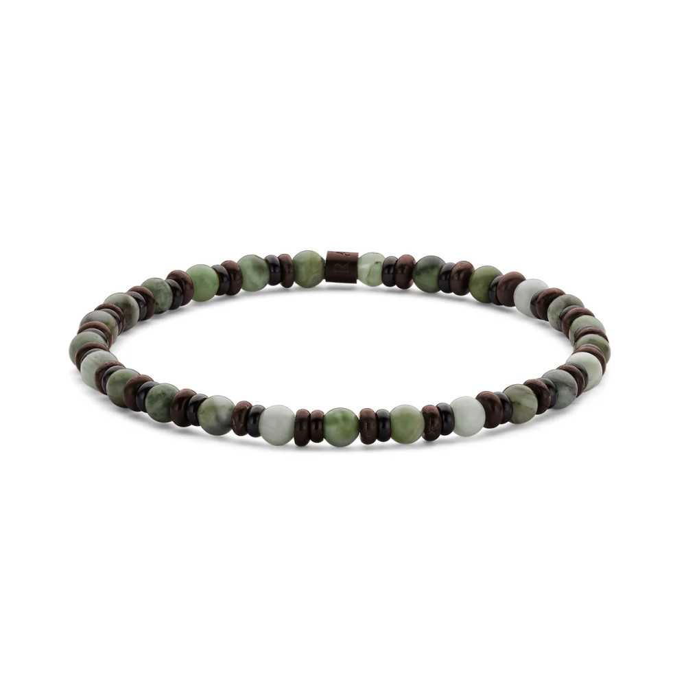 Pulseira FRANK1967 Pedras Naturais Verdes