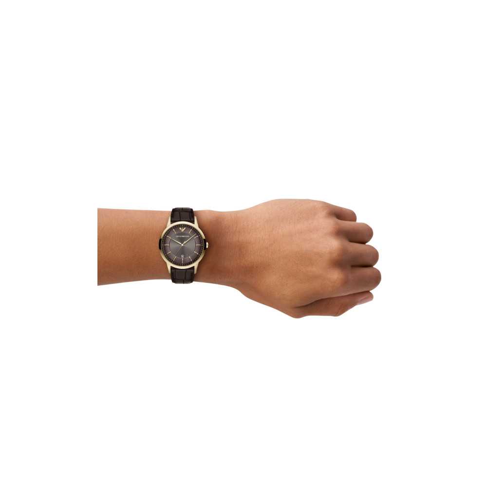 Relógio Couro Castanho EMPORIO ARMANI