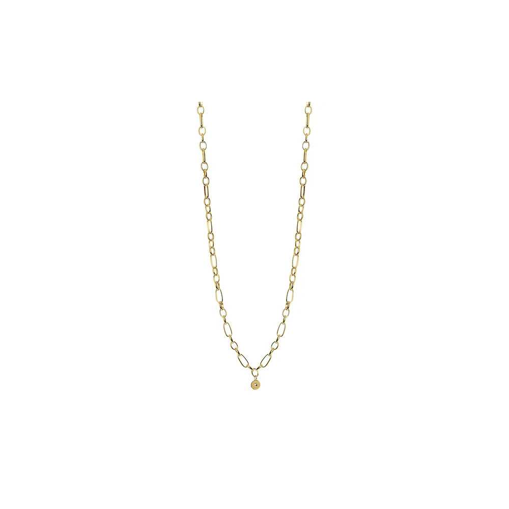 Colar dourado básico Amoa