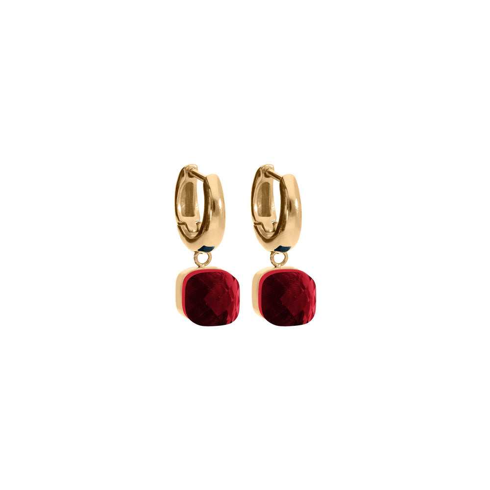 Brincos de argola Firenze - Dourado