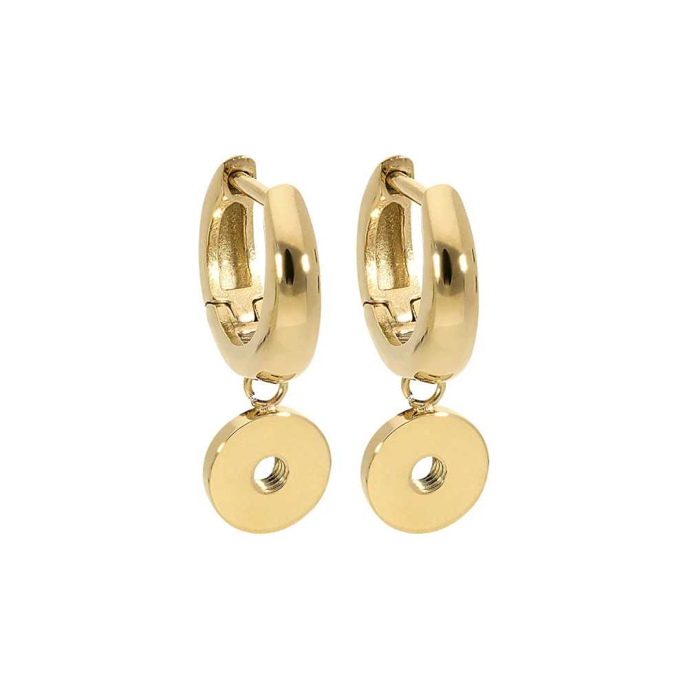 Brinco básico dourado