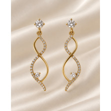 Infinity Gold Louie Earring
