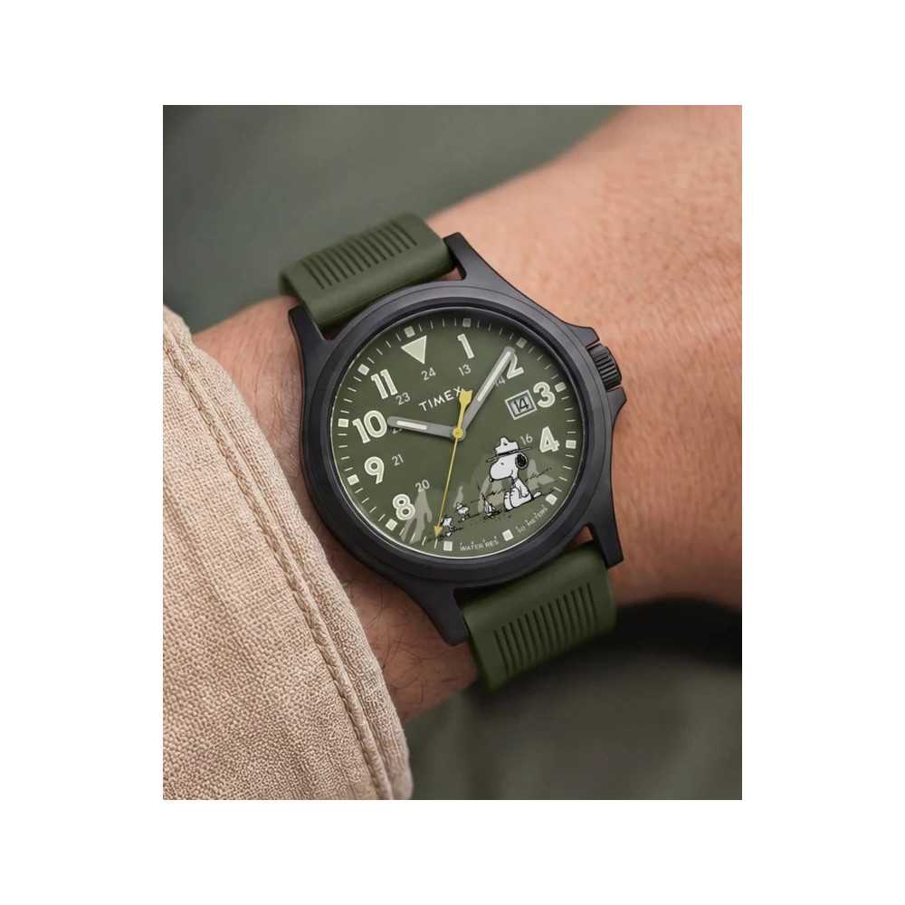 Relógio Peanuts x Timex Expedition Acadia