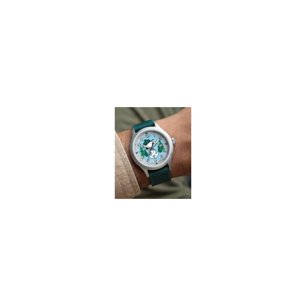 Relógio Peanuts x Timex Expedition Scout