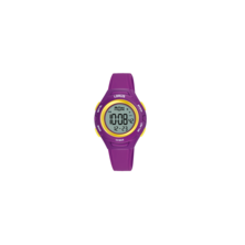 Relógio Kids Digital Silicone Roxo e Amarelo LORUS