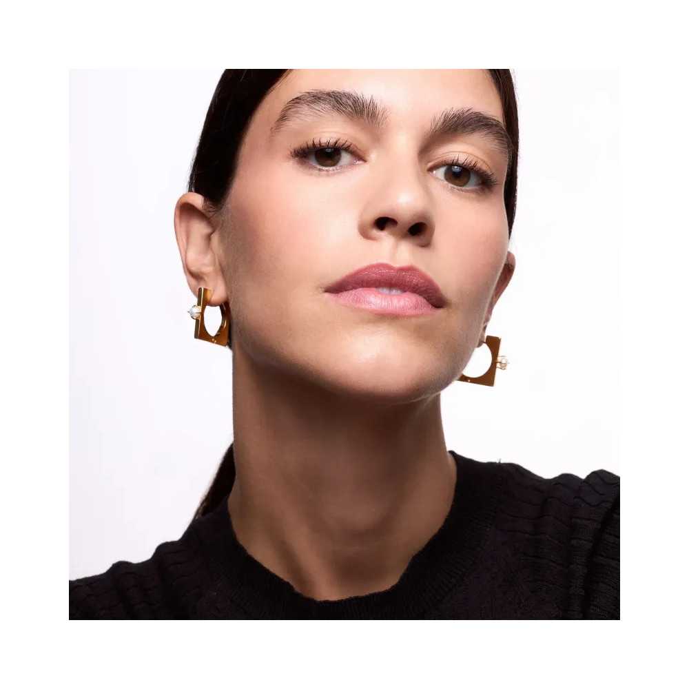 Pearl Moldura Women's Gold Earrings