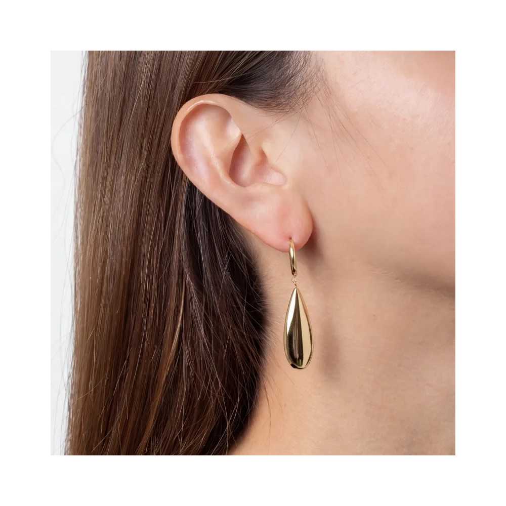 Tears Drop Women's Gold Earrings