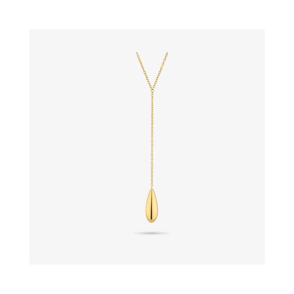 Colar Mulher Tears Vertical Dourado