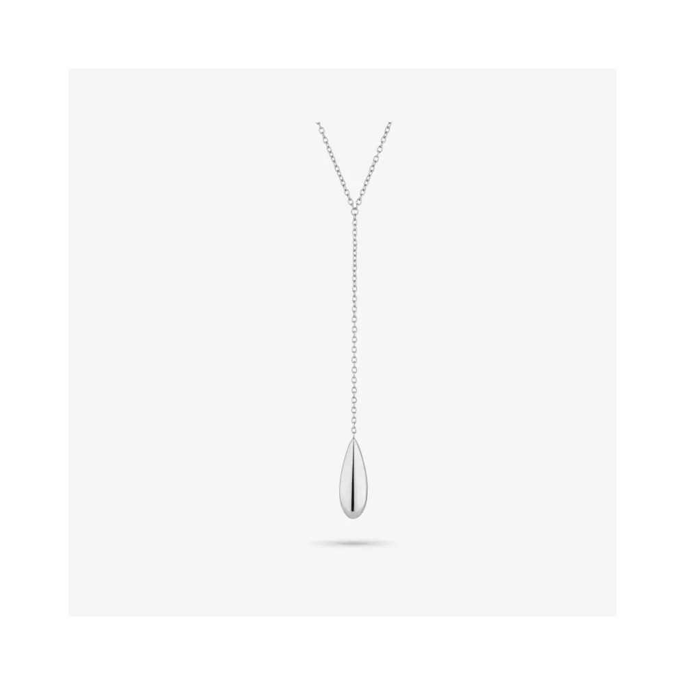 Colar Mulher Tears Vertical Prateado