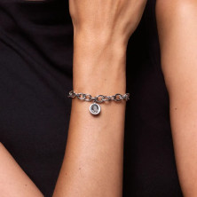 Pulseira Mulher B&W Prateada