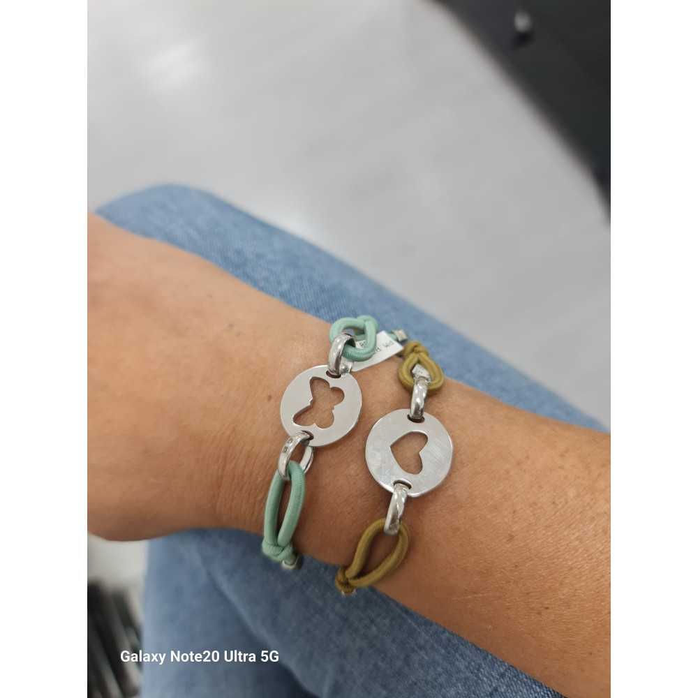 PULSEIRA WOO`S BORBOLETA PRATA