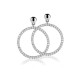 Brincos Prata com Zircónias - Brincos - ZINZI - Sweet Apple ® Relojoaria | Joalharia | Ourivesaria
