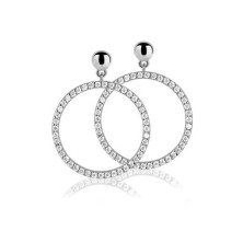 Silver Earrings with Zirconia | Sweet Apple
