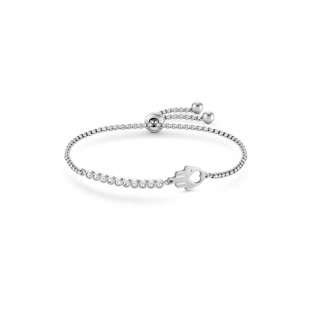 Pulseira Milleluci Mão de Fátima Prateada - Bracelets - Nomination Style