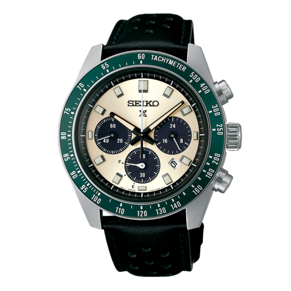 Relógio SEIKO Prospex Speedtimer Solar Bisel Verde