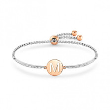 Pulseira Milleluci Letra M - Pulseiras - Nomination Silver - Sweet Apple ® Relojoaria | Joalharia | Ourivesaria