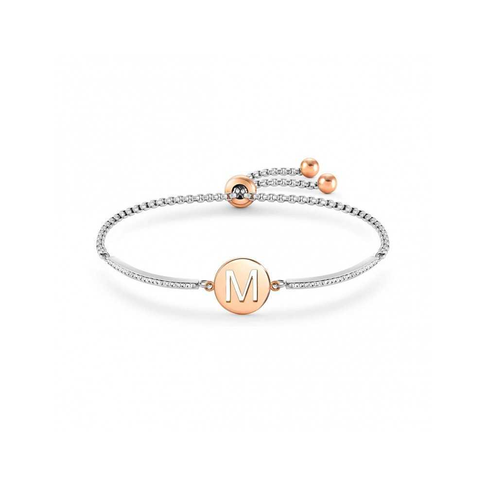 Pulseira Milleluci Letra M - Pulseiras - Nomination Silver - Sweet Apple ® Relojoaria | Joalharia | Ourivesaria
