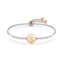 Pulseira Nomination Milleluci Letra S - Stainless Steel - Nomination Style