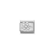 Link Nomination Trevo com Zircónias - Contas P/ Pulseiras - Nomination Links - Sweet Apple ® Relojoaria | Joalharia | Ourivesari