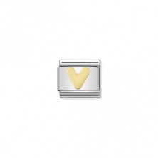 Link Nomination letra V - Contas P/ Pulseiras - Nomination Links