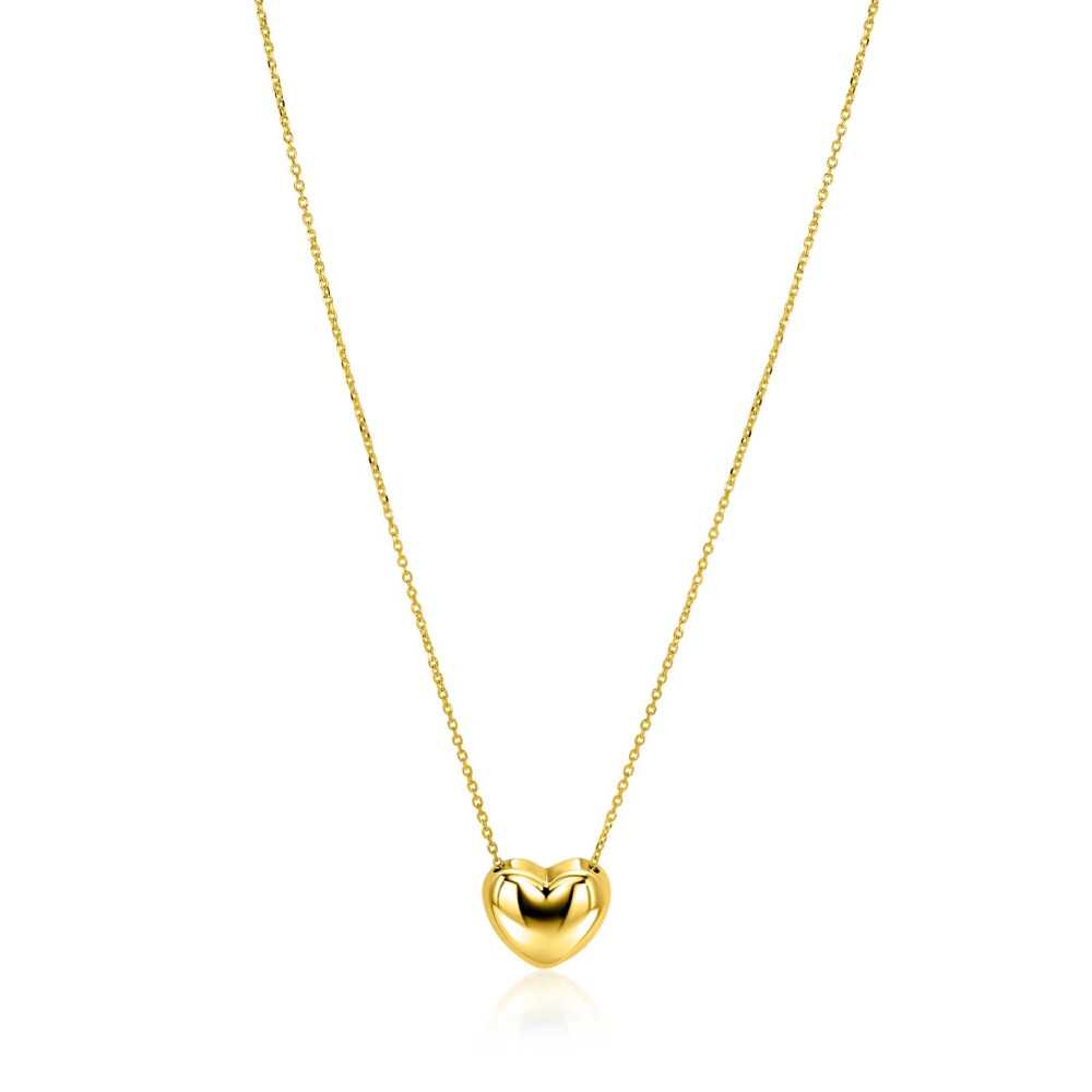 Colar ZINZI de prata banhado a ouro - Colares / Fios - ZINZI - Sweet Apple ® Relojoaria | Joalharia | Ourivesaria